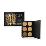 YOUNGBLOOD Contour Palette For All Skin Tones (3x Highlight Shades, 3x Contouring Shades)