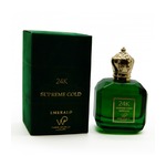 PARIS WORLD LUXURY 24K Supreme Gold Emerald